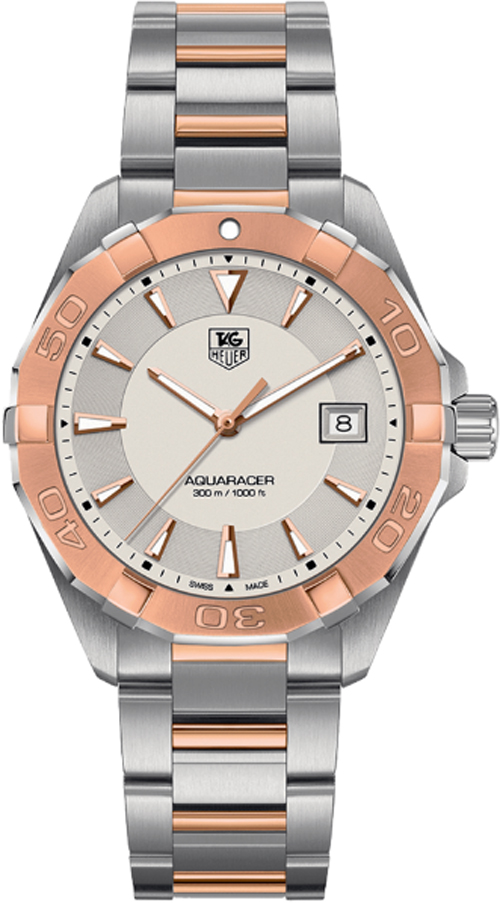 Tag Heuer Aquaracer Watches Mens Silver Battery Operated Quartz WAY1150.BD0911 Watch