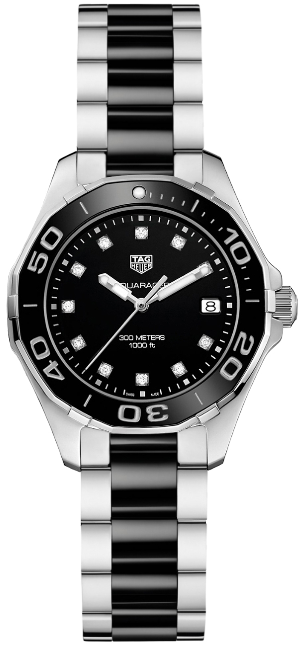 Tag Heuer Aquaracer Watches Ladies Black 
Battery Operated Quartz WAY131C.BA0913 Watch