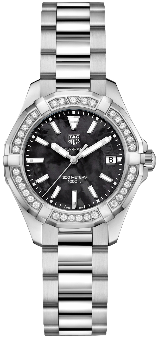 Tag Heuer Aquaracer Watches Ladies Mother of Pearl Black 
Battery Operated Quartz WAY131P.BA0748 Watch
