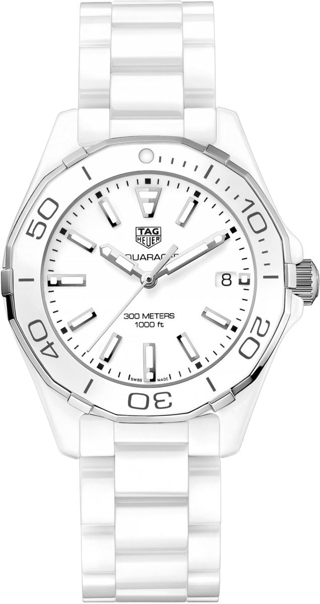 Tag Heuer Aquaracer Watches Ladies White
Battery Operated Quartz WAY1391.BH0717 Watch
