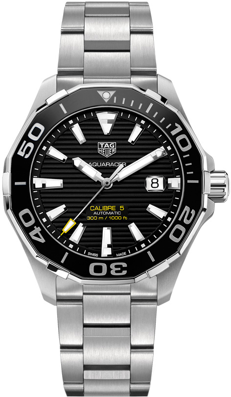 Tag Heuer Aquaracer Watches Mens Black Self winding Automatic WAY201A.BA0927 Watch