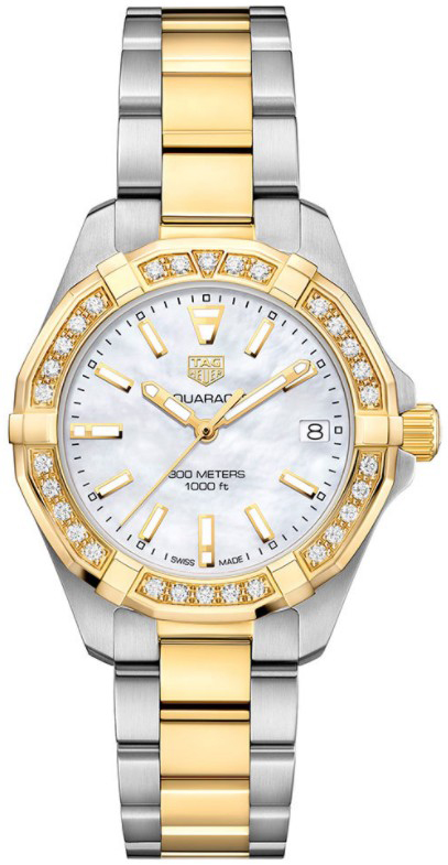 Tag Heuer Aquaracer Watches Ladies Mother of Pearl White 
Battery Operated Quartz WBD1321.BB0320 Watch