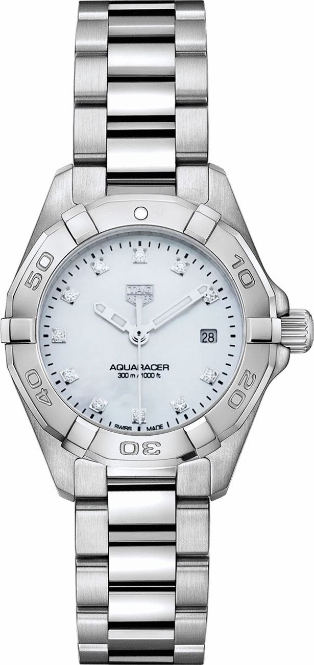 Tag Heuer Aquaracer Watches Ladies Pearl White Battery Operated Quartz WBD1414.BA0741 Watch