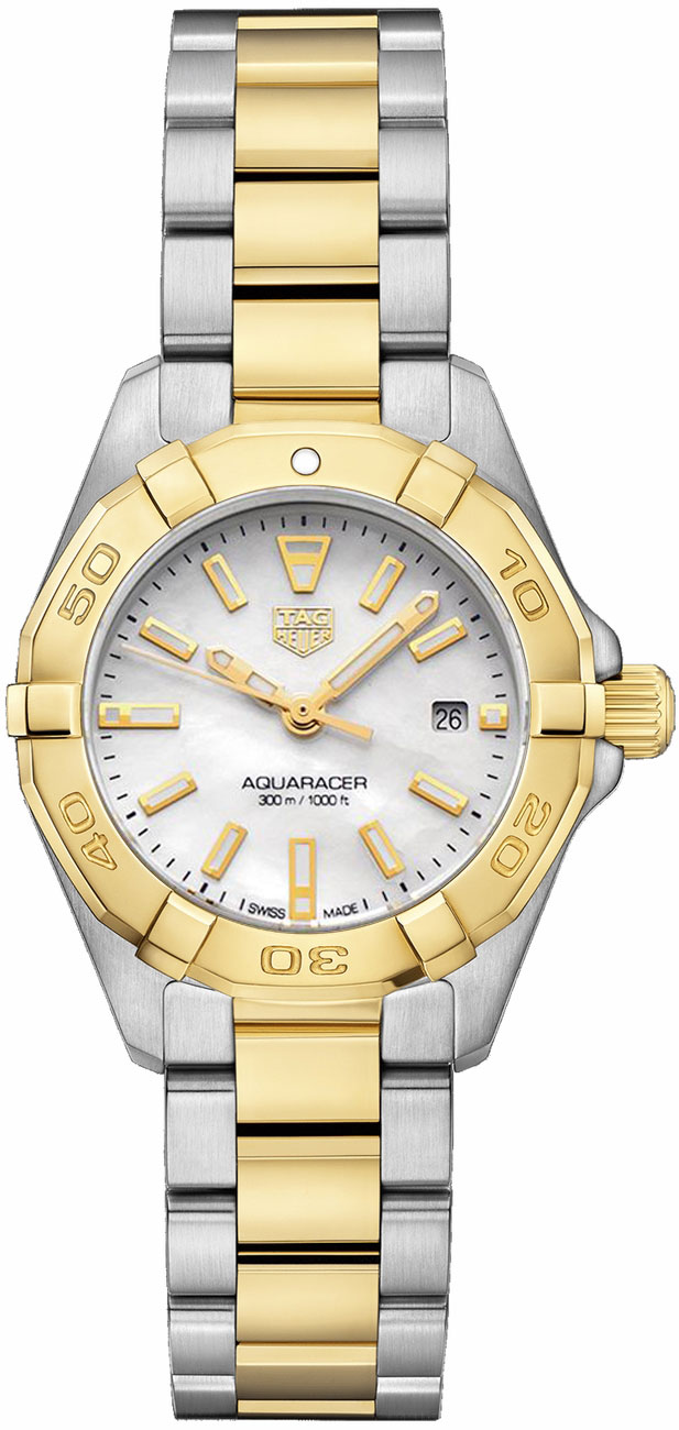 Tag Heuer Aquaracer Watches Ladies Mother of Pearl White Battery Operated Quartz WBD1420.BB0321 Watch