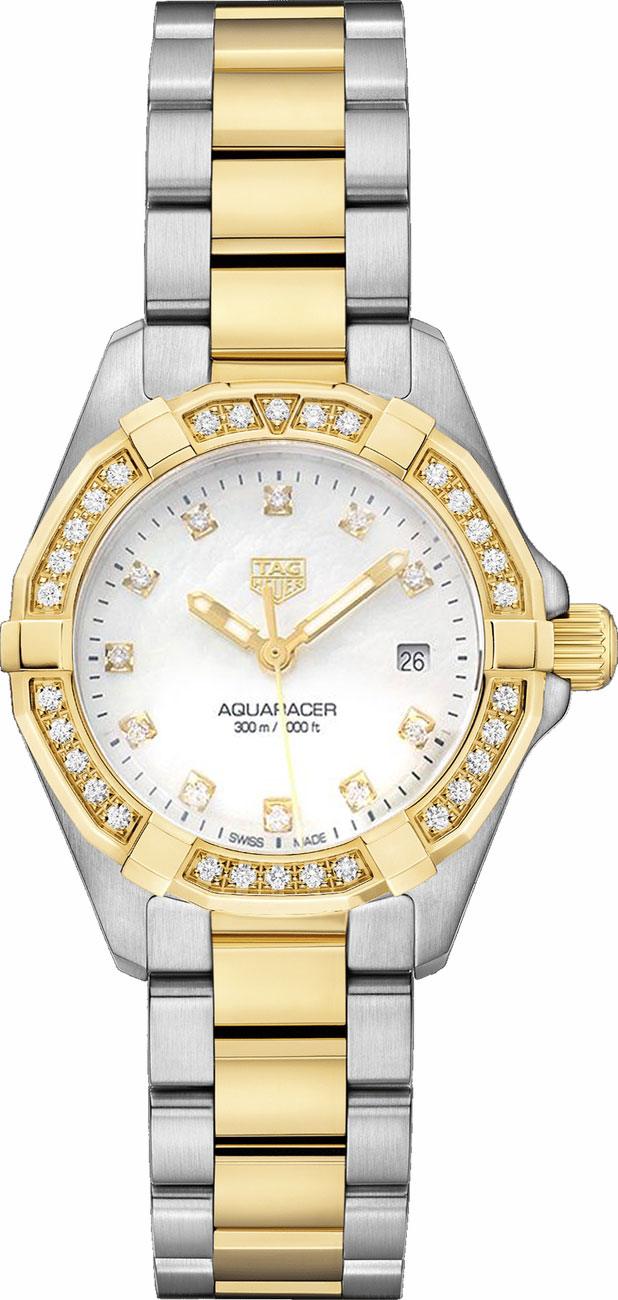 Tag Heuer Aquaracer Watches Ladies Pearl White Battery Operated Quartz WBD1423.BB0321 Watch