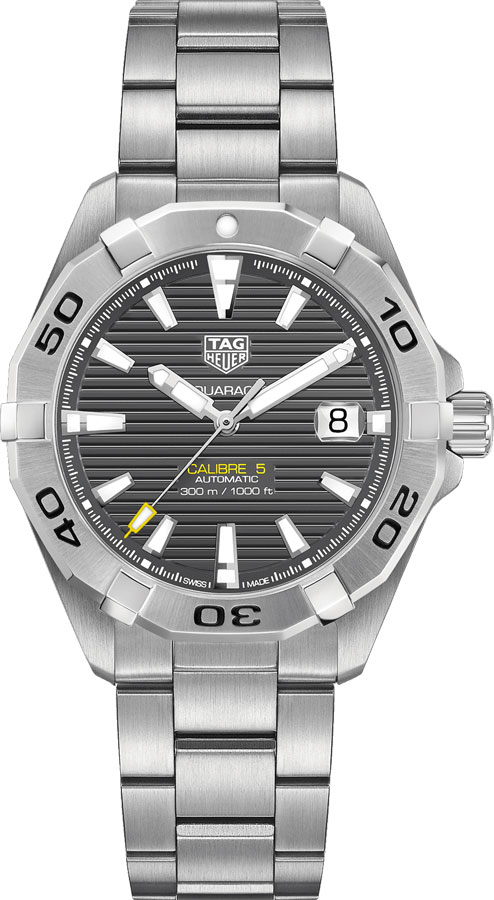 Tag Heuer Aquaracer Watches Mens Brushed Anthracite Self winding Automatic WBD2113.BA0928 Watch