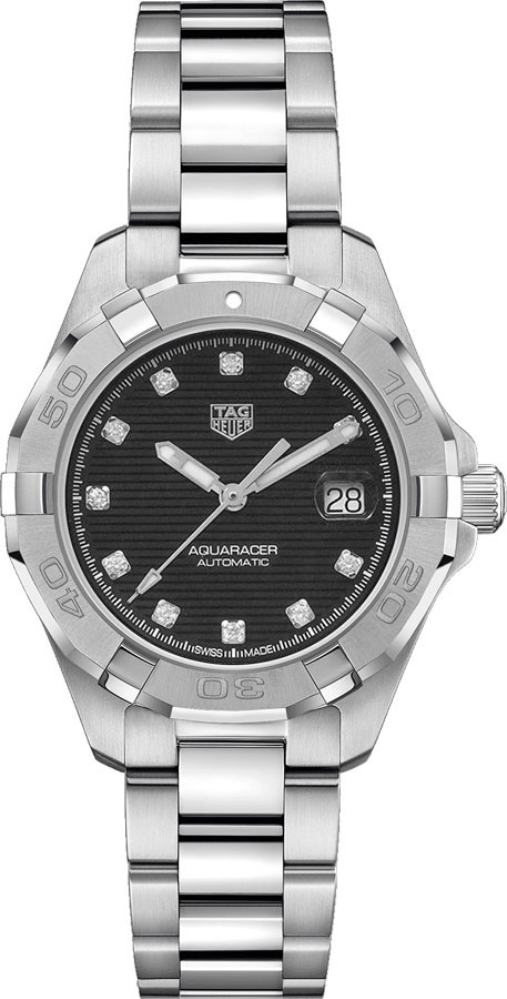 Tag Heuer Aquaracer Watches Ladies Mother of Pearl Black Self winding Automatic WBD2312.BA0740 Watch