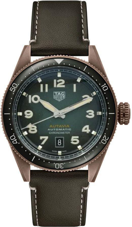 Tag Heuer Autavia Watches Mens Green Self winding Automatic WBE5190.FC8268 Watch