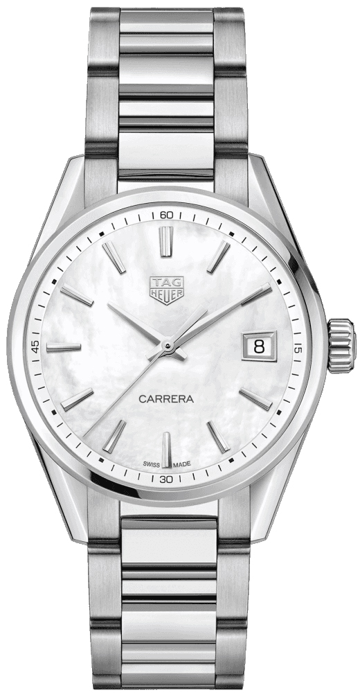 Tag Heuer Carrera Watches Mens Mother of Pearl White Battery Operated Quartz WBK1311-BA0652 Watch