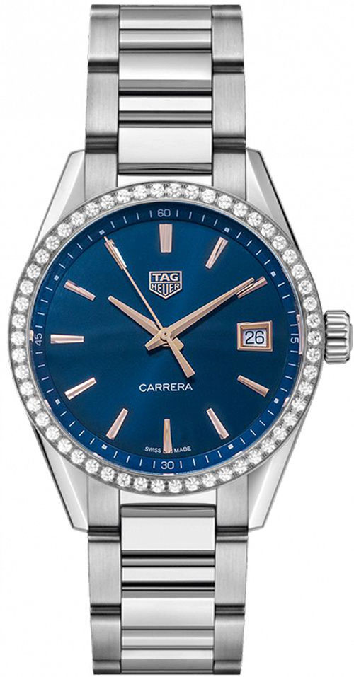 Tag Heuer Carrera Watches Ladies Blue Battery Operated Quartz WBK1317.BA0652 Watch