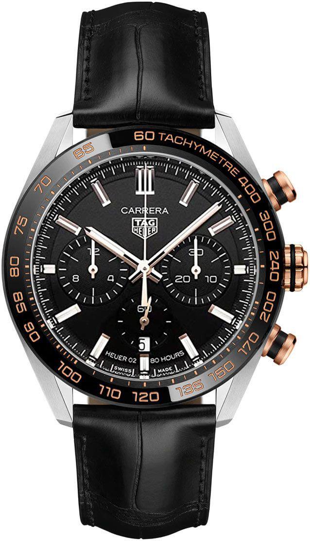 Tag Heuer Carrera Watches Mens Black Self winding Automatic CBN2A5A.FC6481 Watch