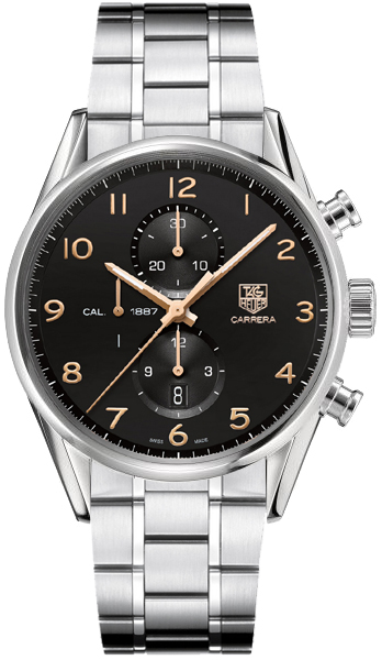 Tag Heuer Carrera Watches Mens Black Self winding Automatic Chronometer CAR2014-BA0796 Watch