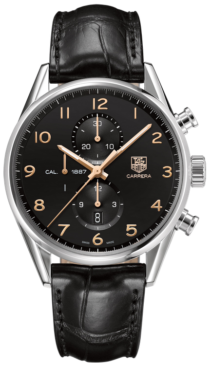 Tag Heuer Carrera Watches Mens Black Self winding Automatic CAR2014.FC6235 Watch