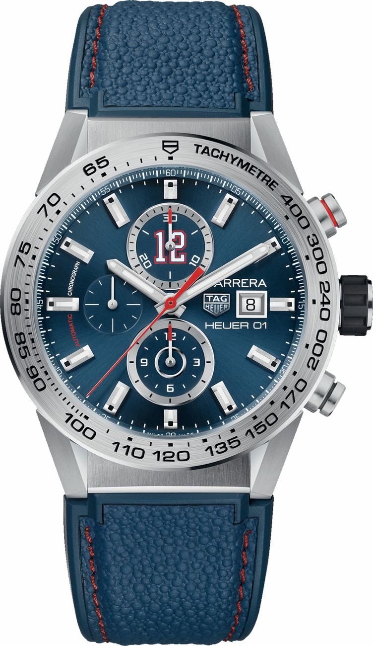 Tag Heuer Carrera Watches Mens Opalin Blue Self winding Automatic CAR201R-FT6120 Watch