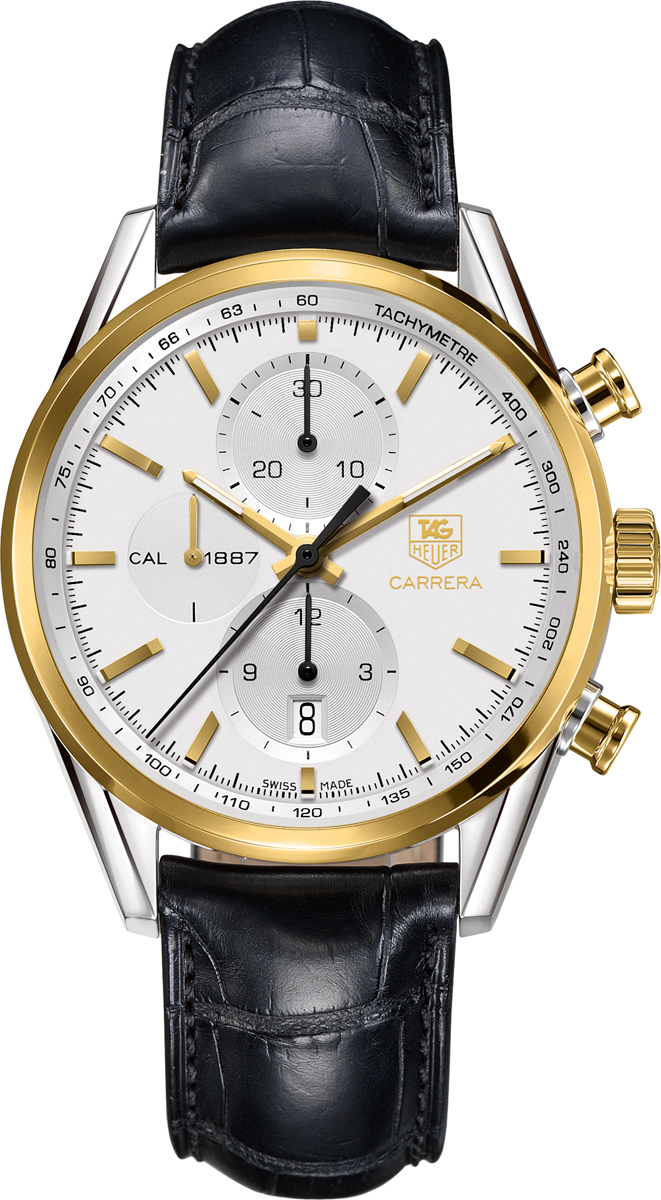 Tag Heuer Carrera Watches Mens Silver Self winding Automatic CAR2150.FC6266 Watch
