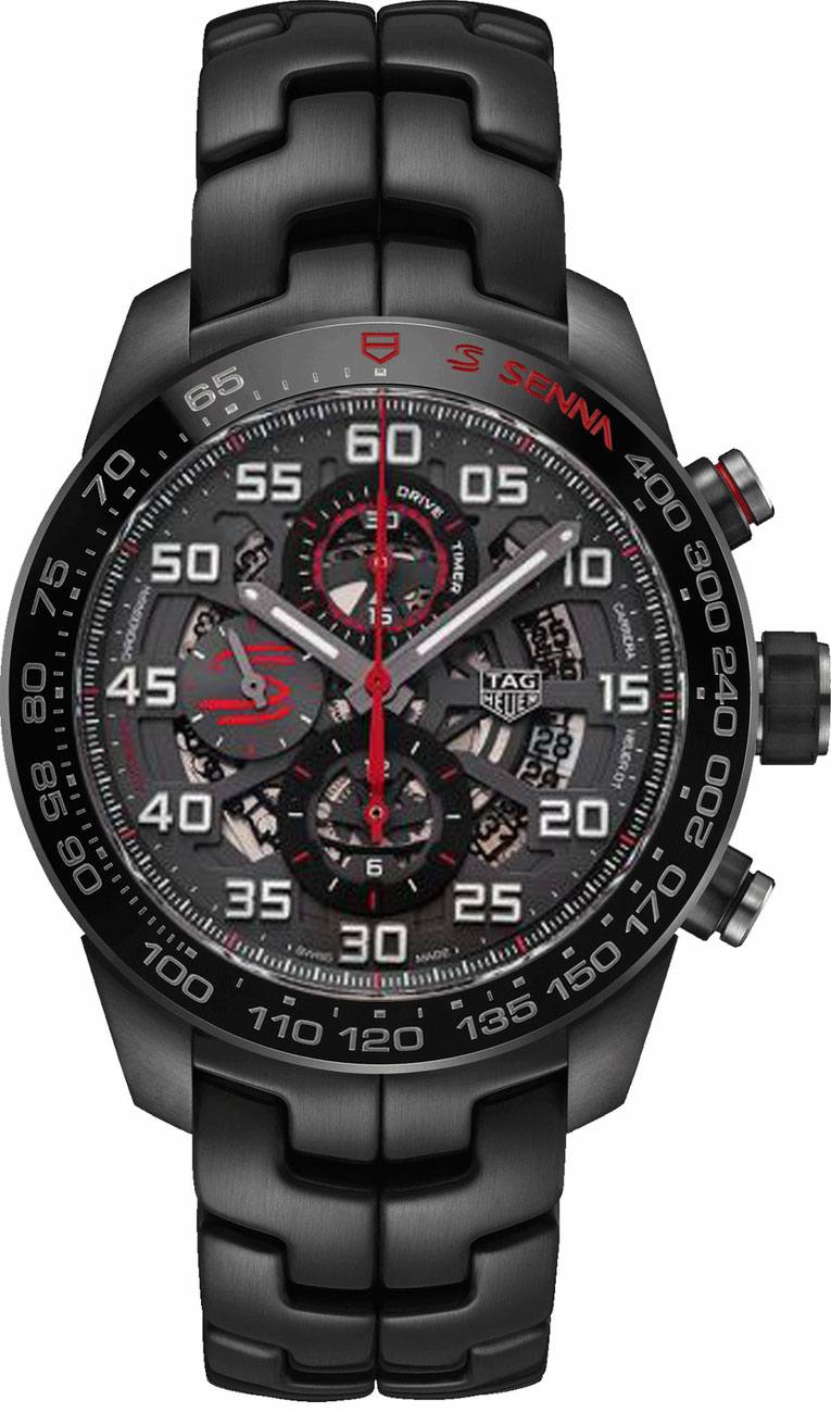 Tag Heuer Carrera Watches Mens Black Self winding Automatic CAR2A1L.BA0688 Watch