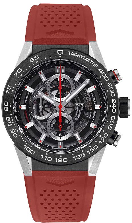 Tag Heuer Carrera Watches Mens Black Self winding Automatic CAR2A1Z.FT6050 Watch