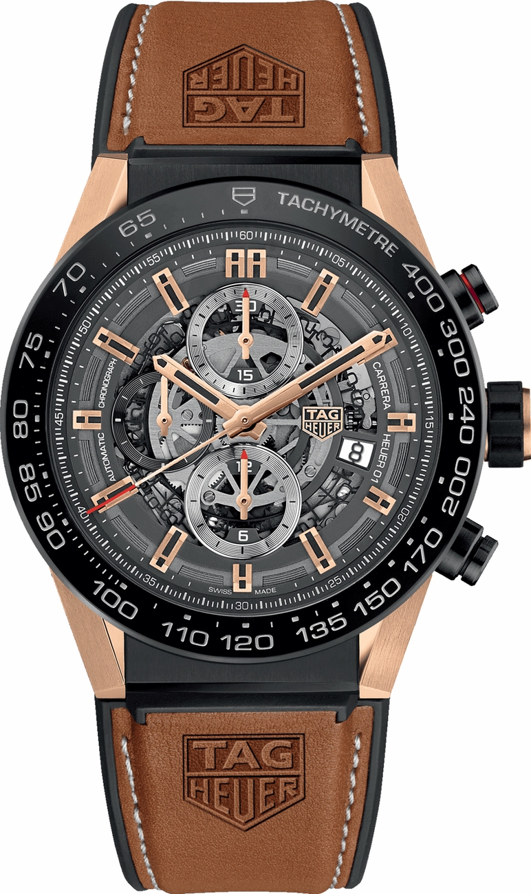 Tag Heuer Carrera Watches Mens Grey Self winding Automatic CAR2A5C-FT6125 Watch