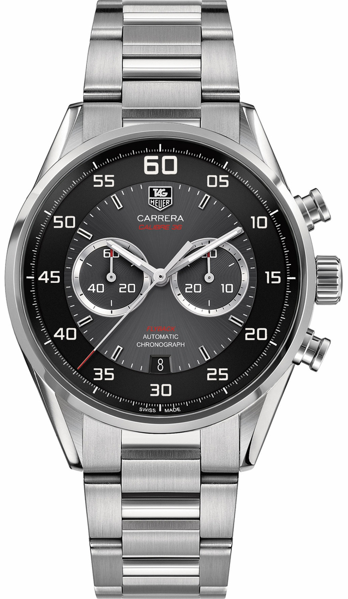 Tag Heuer Carrera Watches Mens Black Self winding Automatic CAR2B10.BA0799 Watch