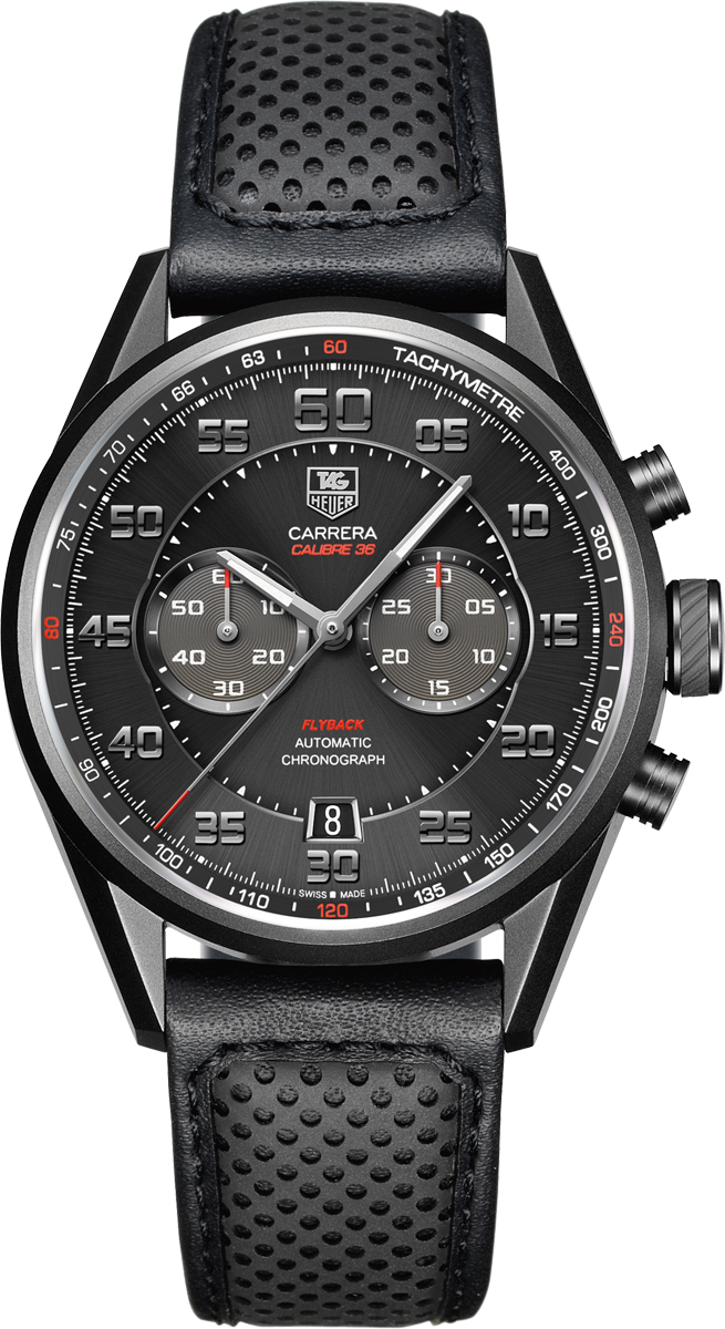 Tag Heuer Carrera Watches Mens Grey Self winding Automatic CAR2B80.FC6325 Watch