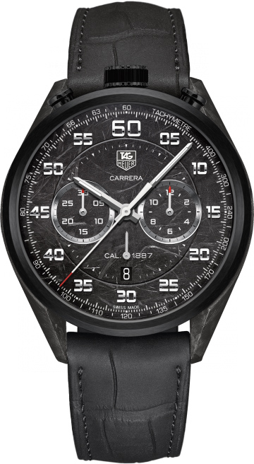 Tag Heuer Carrera Watches Mens Carbon Matrix Composite Black Self winding Automatic CAR2C90.FC6341 Watch