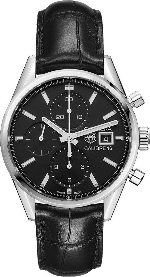 Tag Heuer Carrera Watches Mens Black Self winding Automatic CBK2110.FC6266 Watch