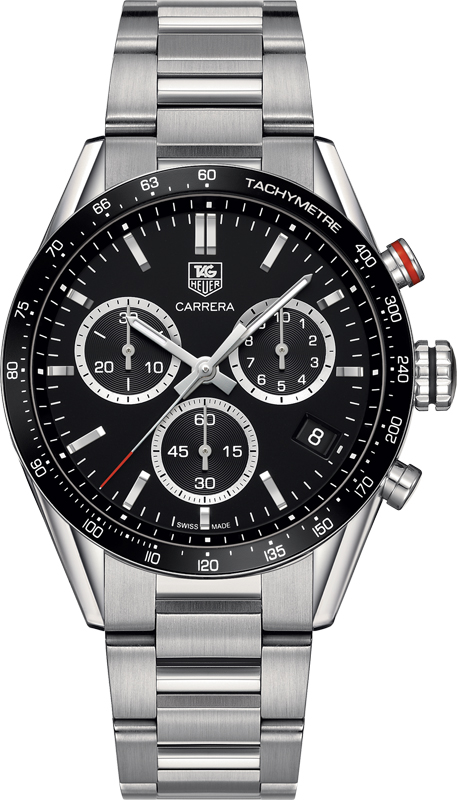 Tag Heuer Carrera Watches Mens Black Battery Operated Quartz CV1A10.BA0799 Watch