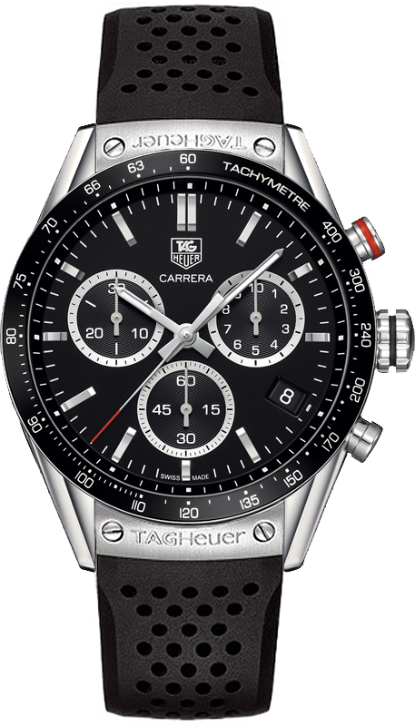 Tag Heuer Carrera Watches Black Battery Operated Quartz CV1A10-FT6019 Watch
