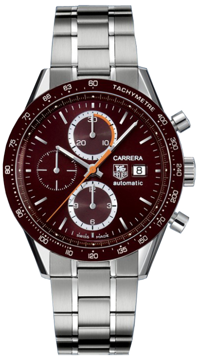 Tag Heuer Carrera Watches Mens Brown Self winding Automatic CV2013.BA0794 Watch
