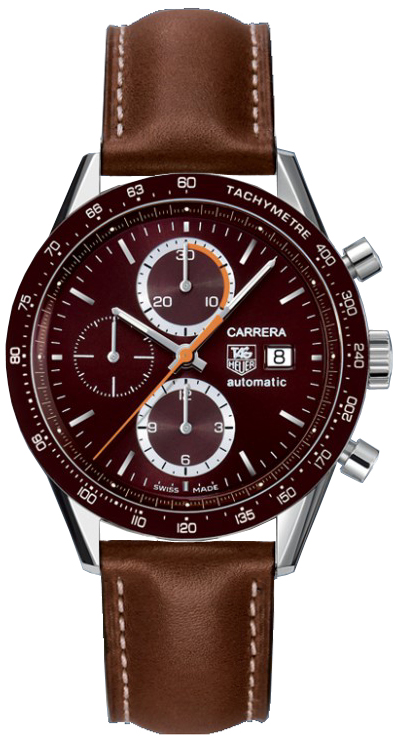 Tag Heuer Carrera Watches Mens Brown Self winding Automatic CV2013-FC6234 Watch