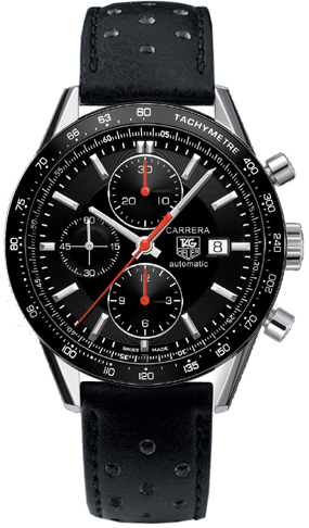 Tag Heuer Carrera Watches Mens Black Self winding Automatic CV2014-FC6233 Watch