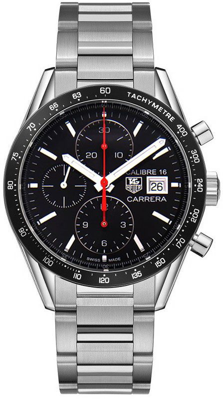 Tag Heuer Carrera Watches Black
Self winding Automatic CV201AK.BA0727 Watch