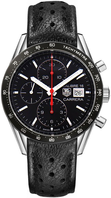 Tag Heuer Carrera Watches Black
Self winding Automatic CV201AK-FC6357 Watch