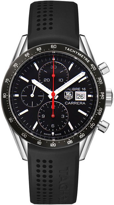 Tag Heuer Carrera Watches Black
Self winding Automatic CV201AK.FT6040 Watch