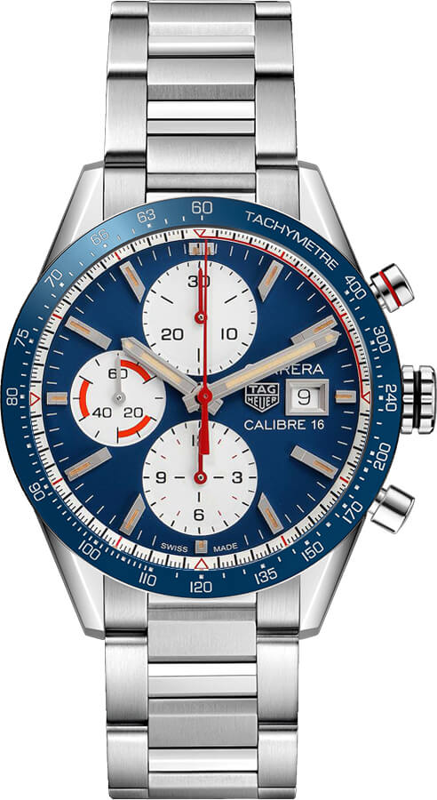 Tag Heuer Carrera Watches Mens Blue Self winding Automatic CV201AR.BA0715 Watch