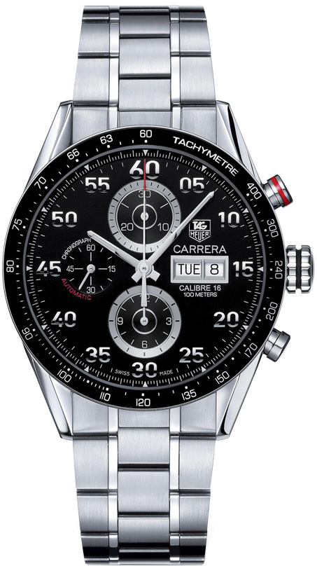 Tag Heuer Carrera Watches Mens Black Self winding Automatic CV2A10.BA0796 Watch