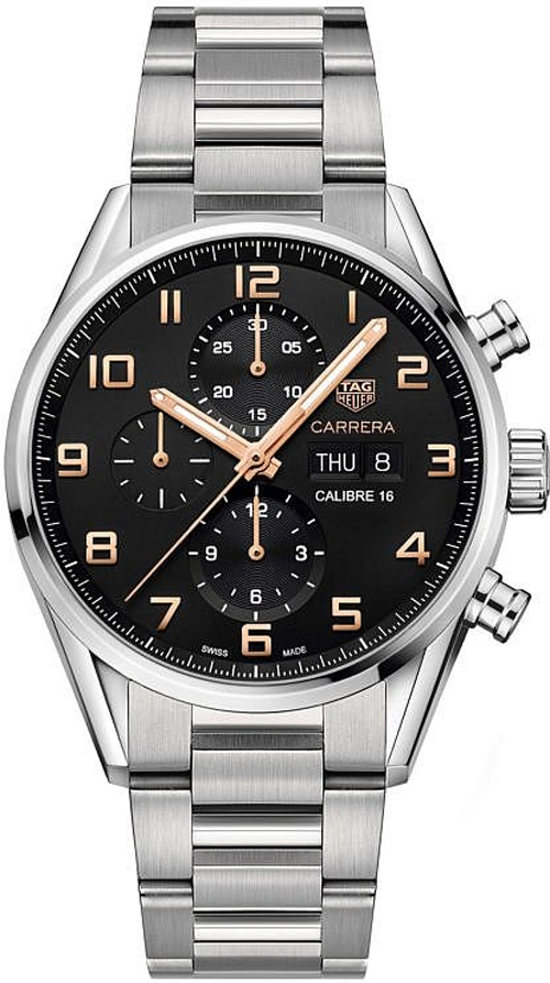Tag Heuer Carrera Watches Mens Black Self winding Automatic CV2A1AB.BA0738 Watch
