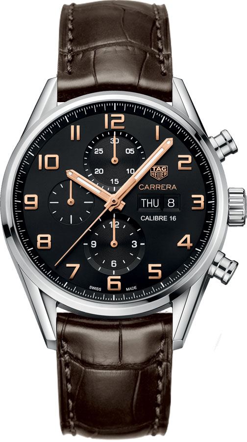 Tag Heuer Carrera Watches Mens Black Self winding Automatic CV2A1AB-FC6236 Watch