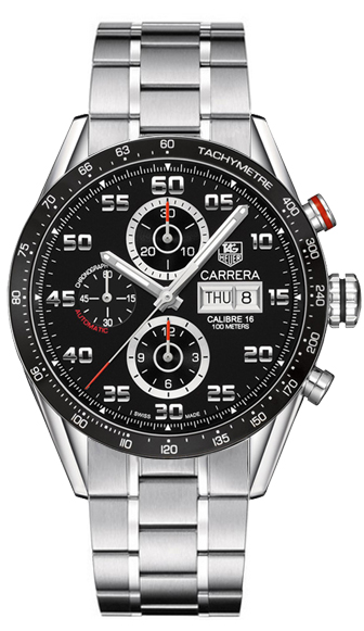 Tag Heuer Carrera Watches Mens Black Self winding Automatic CV2A1R-BA0796 Watch