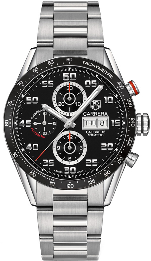 Tag Heuer Carrera Watches Mens Black Self winding Automatic CV2A1R.BA0799 Watch