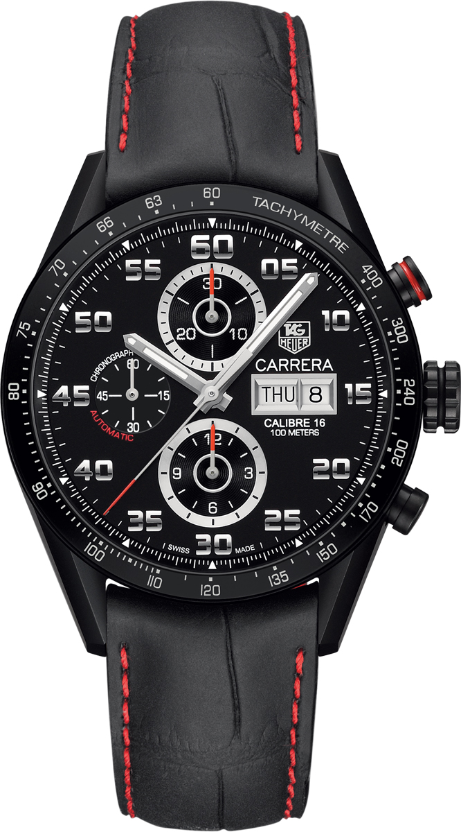Tag Heuer Carrera Watches Mens Black Self winding Automatic CV2A81.FC6237 Watch