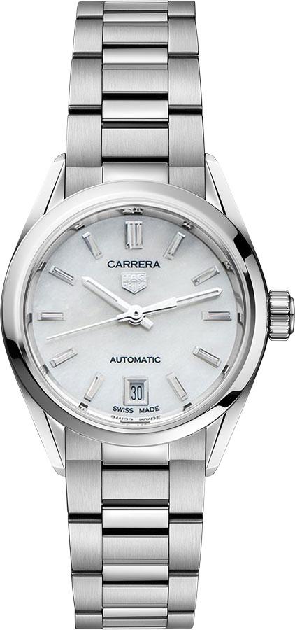Tag Heuer Carrera Watches Ladies White Mother of Pearl Self winding Automatic WBN2410.BA0621 Watch