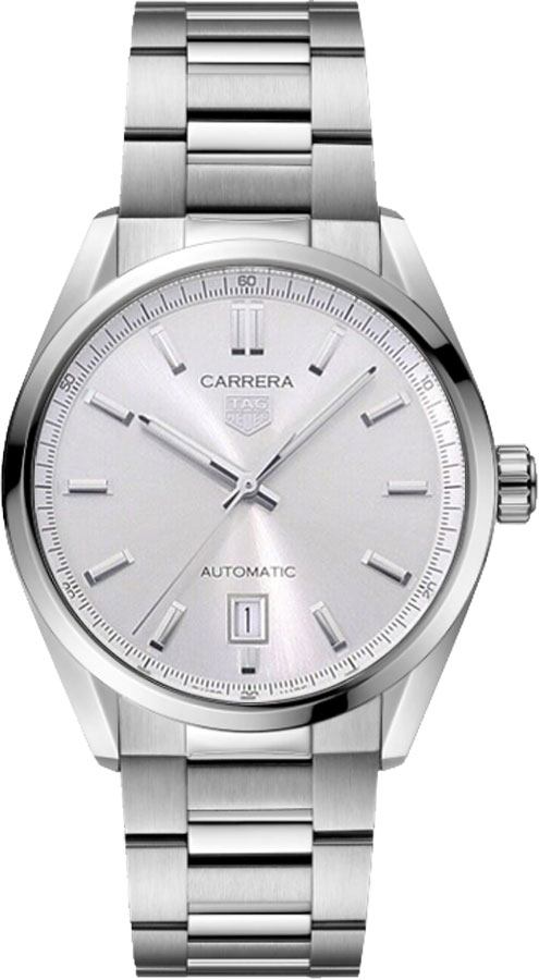 Tag Heuer Carrera Watches Mens Silver Self winding Automatic WBN2111.BA0639 Watch