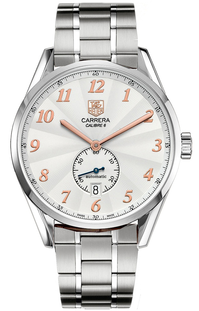 Tag Heuer Carrera Watches Mens Silver Self winding Automatic WAS2112-BA0732 Watch