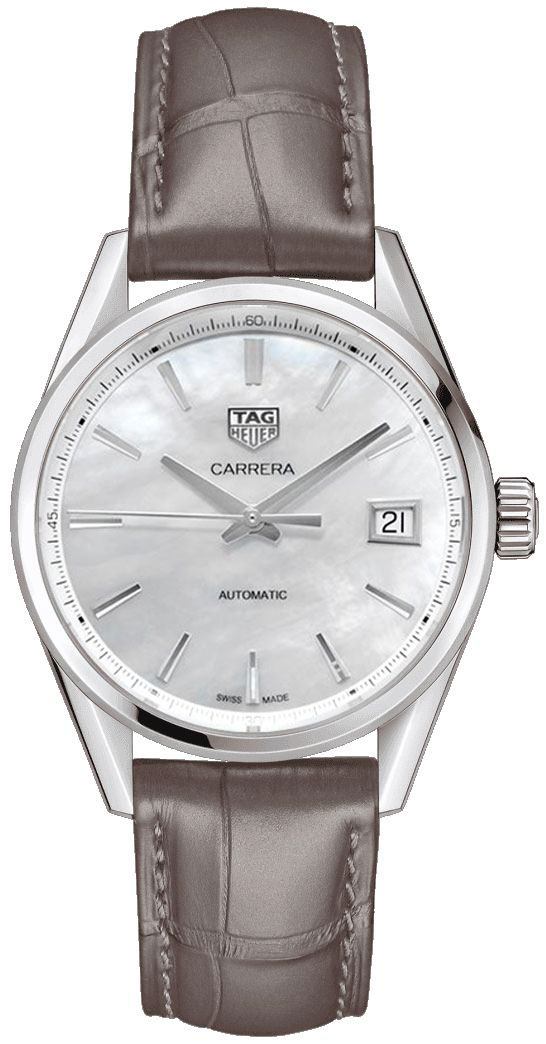 Tag Heuer Carrera Watches Ladies Mother of Pearl White Self winding Automatic WBK2311.FC8258 Watch