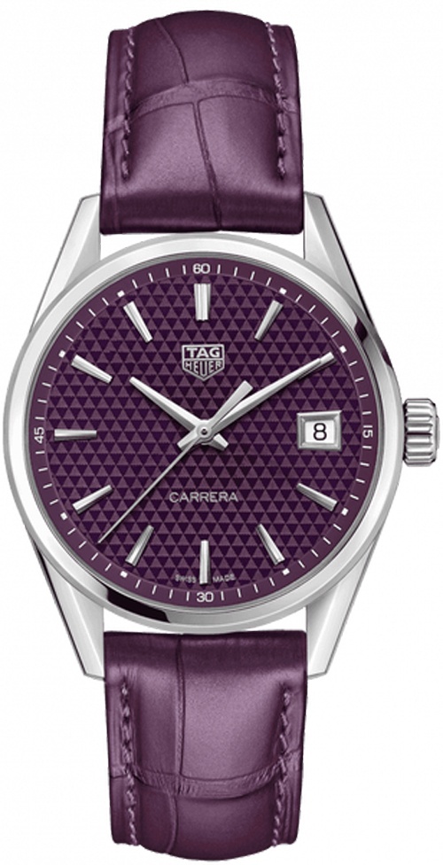 Tag Heuer Carrera Watches Ladies Patterned Purple Battery Operated Quartz WBK1314.FC8261 Watch