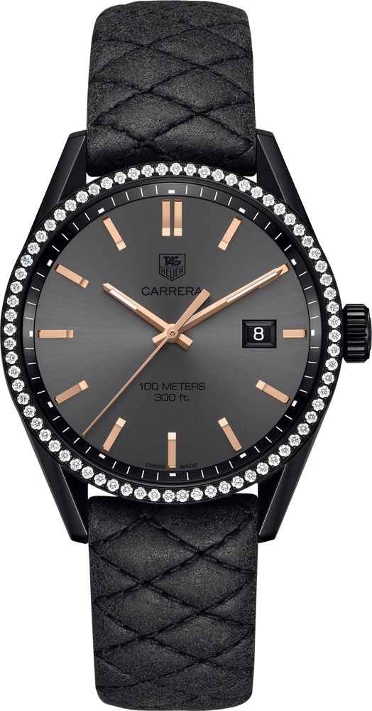 Tag Heuer Carrera Watches Grey Battery Operated Quartz WAR101B-FC6367 Watch