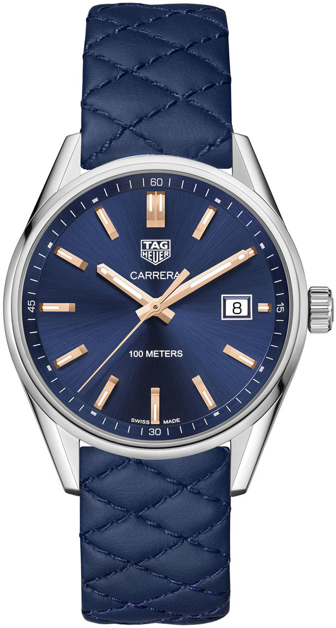 Tag Heuer Carrera Watches Blue Battery Operated Quartz WAR1112.FC6391 Watch