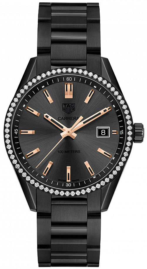 Tag Heuer Carrera Watches Grey Battery Operated Quartz WAR1115.BA0602 Watch