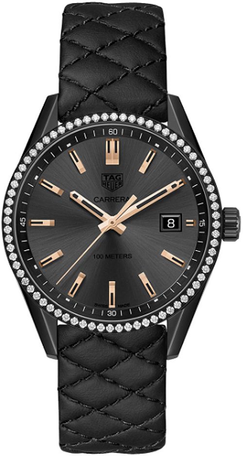 Tag Heuer Carrera Watches Grey Battery Operated Quartz WAR1115.FC6392 Watch
